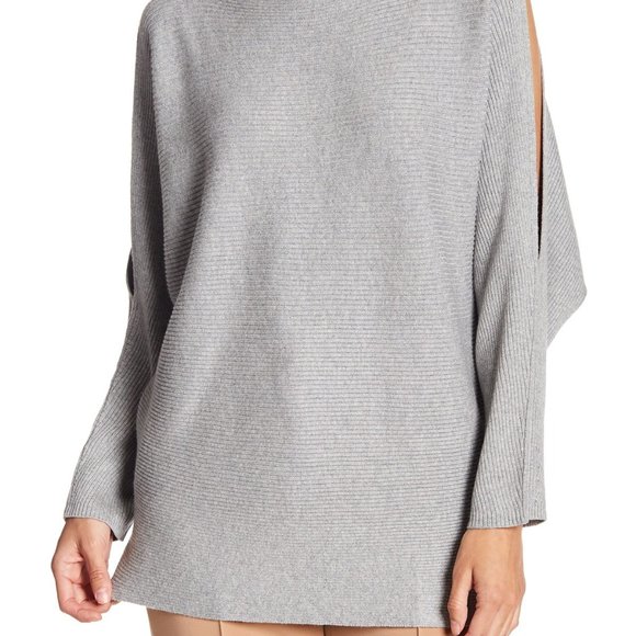 Vince Camuto Sweaters - Vince Camuto Cold Shoulder Ribbed Knit Sweater